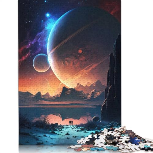 Jupiter Traveler Landscape Puzzle für Erwachsene, Premium-Puzzle aus 100% recyceltem Brett, schwierige Puzzles für Kinder ab 12 Jahren, 1000 Teile (75 x 50 cm) von GQmoney