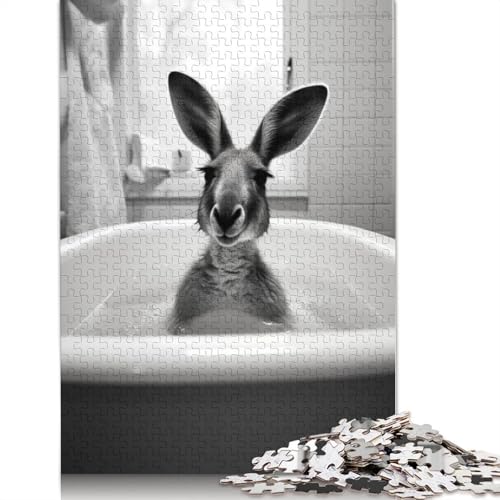 Känguru-Badewannen-Puzzle für Erwachsene ab 18 Jahren. Upe Lernspiele, Puzzle für Erwachsene und Kinder, 520 Teile (52 x 38 cm) von GQmoney
