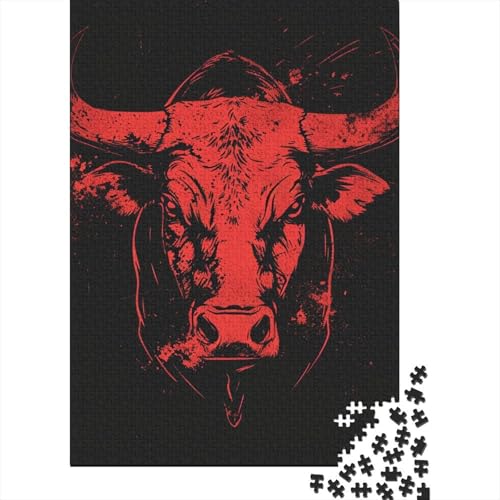 Katzenpuzzle "Difficult Challenge", 100 % recycelter Karton, Puzzle für Erwachsene und Teenager, 38 x 26 cm, 1000 Teile von GQmoney