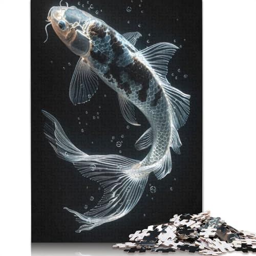 Koi 1500 Puzzles für Erwachsene, Lernspiel, Puzzlespiele für Erwachsene für Jungen oder Mädchen, 1500 Teile (85 x 57 cm) von GQmoney