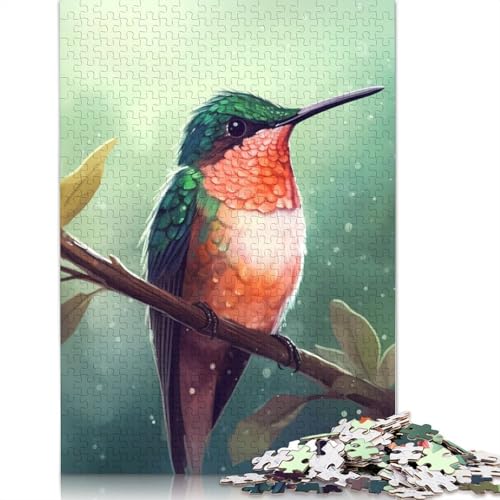 Kolibri-Tiere, 1000 Puzzles für Erwachsene, Lernspiel, Puzzlespiele für Erwachsene für Jungen oder Mädchen, 1000 Teile (75 x 50 cm) von GQmoney