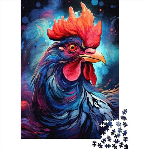 Künstlerisches Astronauten-Schwanz-Puzzle, Dekompressionsspielzeug, 100% recycelter Karton, Puzzle für Erwachsene, 1000 Teile (38 x 26 cm) von GQmoney
