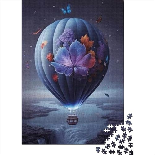 Künstlerisches Heißluftballon-Puzzle, Lernspiele, Familienaktivitäten, Premium-Karton-Puzzle für Frauen und Männer, 1000 Teile (38 x 26 cm) von GQmoney