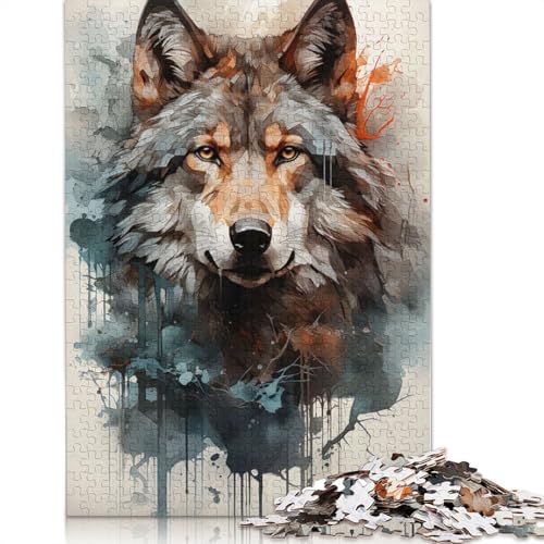 Loner Puzzle für Erwachsene und Kinder, 1500 Teile, skurrile Herausforderung, Spielzeug, Lernspiele, Heimdekoration, Geschenke, 1500 Teile (85 x 57 cm) von GQmoney