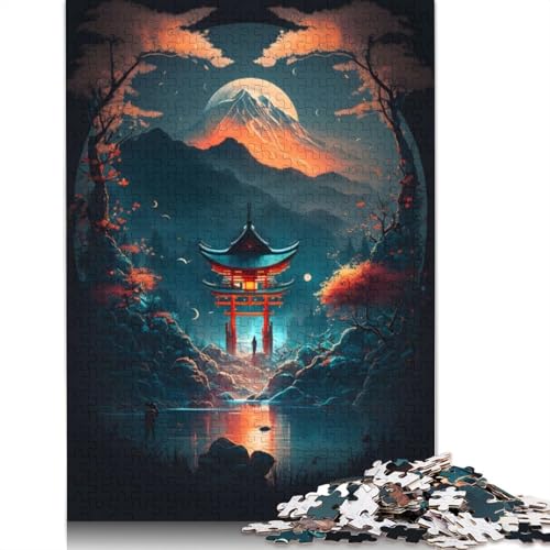 Misteri Night 1000-teiliges Puzzle für Erwachsene | | Familienspaß-Puzzles für Erwachsene, Geschenke, Denkspiele, 1000 Teile (38 x 26 cm) von GQmoney