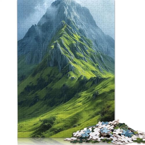 Misty Mountain Majesty Puzzles, farbenfrohe, Coole Puzzles für Kinder ab 12 Jahren, 1000 Teile (75 x 50 cm) von GQmoney