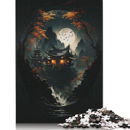 Mystery Night 1000-teiliges Puzzle für Erwachsene | | Familienspaß-Puzzles für Erwachsene, Geschenke, Denkspiele, 1000 Teile (75 x 50 cm) von GQmoney