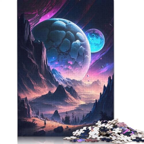 Mystic Horizons Puzzle 1500 Teile für Erwachsene, Puzzles aus Holz, nachhaltiges Puzzle für Erwachsene, Spiele 1500 Teile (85 x 57 cm) von GQmoney