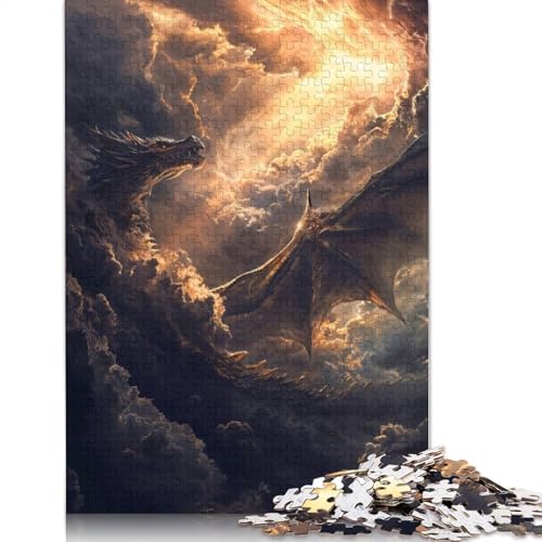 Mythic Sky Sovereign 1000-teiliges Puzzle für Erwachsene, Spielzeug, Denkspiel, Lernspiel für Erwachsene, Stressabbau, Heimdekoration, 1000 Teile (75 x 50 cm) von GQmoney