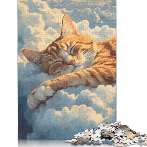 Niedliche Katzen-Puzzles für Erwachsene, Spielzeug, Lernspiel, schwierige Puzzles für Kinder ab 12 Jahren, 520 Teile (52 x 38 cm) von GQmoney