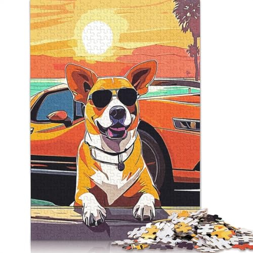 Niedliches Corgi-Puzzle mit 520 Teilen für Erwachsene, zusammen. Denksportaufgaben für Frauen und Männer, 520 Teile (52 x 38 cm) von GQmoney