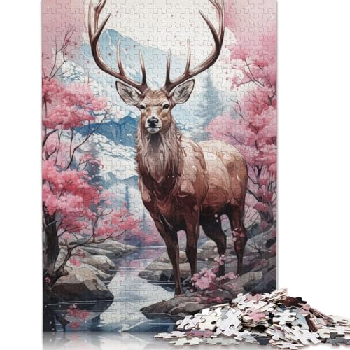 Nimble Puzzles für Erwachsene und Kinder. 1000 Teile, tolle Geschenke, Herausforderungsspielzeug, Lernspiel, Heimdekorationsgeschenke, 1000 Teile (75 x 50 cm) von GQmoney