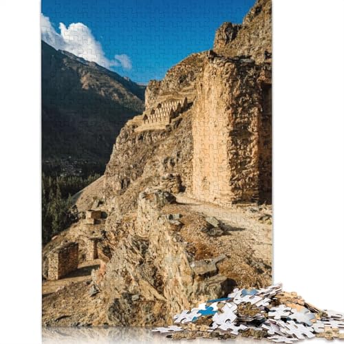 Ollantaytambo-Puzzle für Erwachsene, Lernspiel, Puzzle-Geschenke für Kinder ab 12 Jahren, 1500 Teile (85 x 57 cm) von GQmoney