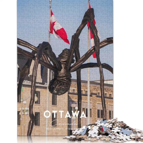 Ottawa 1 Puzzle für Erwachsene, 1000 Teile, kreative Spiele, Puzzle, Geschenke für Männer, für Frauen, Männer, 1000 Teile (75 x 50 cm) von GQmoney