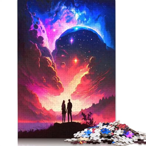 Paar lebendige Universum Puzzle-Spielzeug für Erwachsene, Lernspiel, Puzzle-Spiele für Erwachsene für Frauen und Männer, 520 Teile (52 x 38 cm) von GQmoney