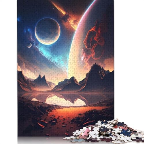Planet Lake Landschaftspuzzle für Erwachsene, Lernspiel, Puzzle-Geschenke für Kinder ab 12 Jahren, 1500 Teile (85 x 57 cm) von GQmoney