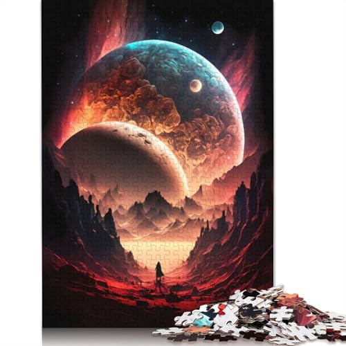 Planetary Valley Fantasy Puzzle für Erwachsene, Premium, 100% recyceltes Brett, schwierige Puzzles für Kinder ab 12 Jahren, 1000 Teile (75 x 50 cm) von GQmoney