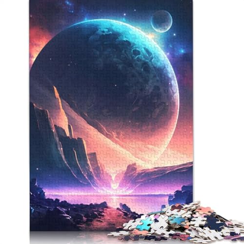 Planetenplateau-Puzzles für Erwachsene, Spielzeug, Lernspiel, schwierige Puzzles für Kinder ab 12 Jahren, 1000 Teile (75 x 50 cm) von GQmoney