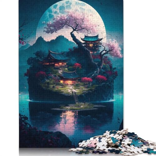 Puzzle, 1000 Teile, Magische Insel-Puzzle, Erwachsenen-Puzzle, Lernspiel, Lernspielzeug, Geschenke, Puzzle, 1000 Teile (75 x 50 cm) von GQmoney