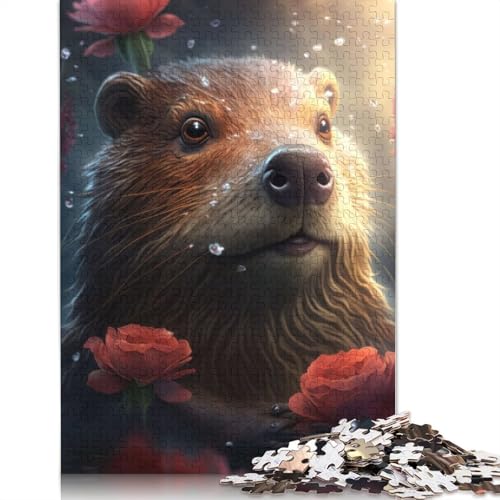 Puzzle, 520 Teile, Biber, für Erwachsene, Heimdekoration, 52 x 38 cm Puzzle, 520 Teile, Biber, für Erwachsene, Heimdekoration, 52 x 38 cm von GQmoney