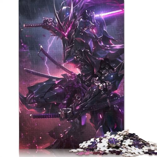 Puzzle 1000 Teile, The Cyberrobotic Samurai Puzzles für Erwachsene, Schwierigkeitsgrad: Puzzles, Lernspielzeug, Spiele, Familiendekoration, 1000 Teile (38 x 26 cm) von GQmoney