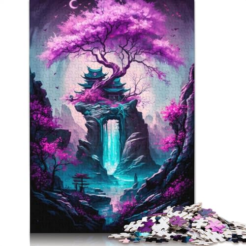 Puzzle 1000 Teile Mystischer Baum 11 Puzzles für Jungen und Mädchen, Schwierigkeitsgrad Puzzles zum Entspannen, 1000 Teile (38 x 26 cm) von GQmoney