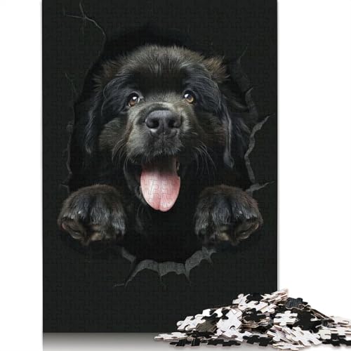 Puzzle 1000 Teile Neufundland-Puzzles für Erwachsene, Schwierigkeitsgrad: Puzzle, Lernspielzeug, Spiele, Familiendekoration, 1000 Teile (75 x 50 cm) von GQmoney