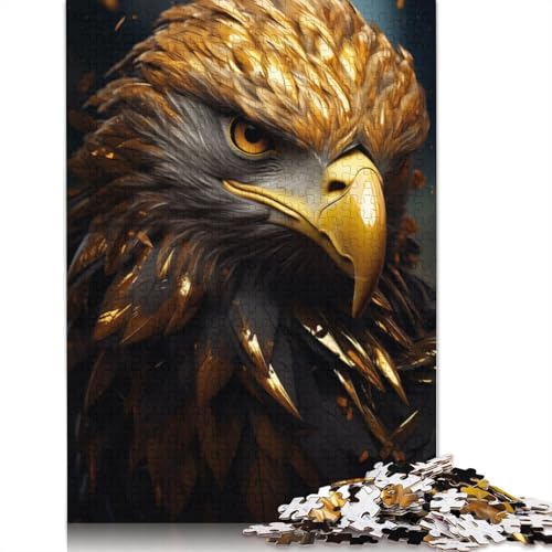 Puzzle 1500 Teile für Erwachsene, Fantastische amerikanische Weißkopfseeadler für Erwachsene, Holzpuzzle, 1500 Teile (85 x 57 cm) von GQmoney