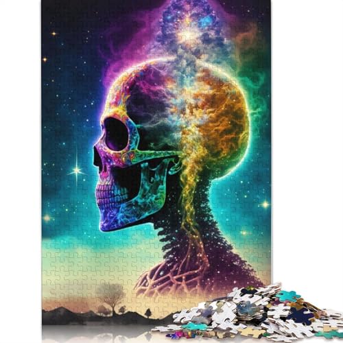 Puzzle Mind Blown 520 Teile für Erwachsene | Holzpuzzle | Nachhaltiges Puzzle für Erwachsene | Spiele 520 Teile (52 x 38 cm) von GQmoney