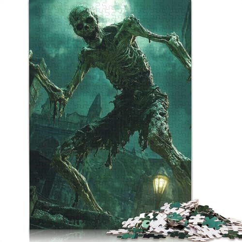 Puzzle für Erwachsene, 1000 Puzzleteile, Untote, Horror-Puzzle, Puzzles für Erwachsene, Lernspiel, Herausforderungsspielzeug, 1000 Teile (75 x 50 cm) von GQmoney