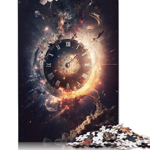 Puzzle für Erwachsene, 1000 Teile, „Urknall der Zeit“, Puzzle für Erwachsene, Lernspiel, Herausforderungsspielzeug, 1000 Teile (75 x 50 cm) von GQmoney