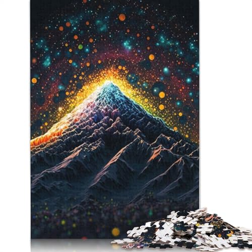 Puzzle für Erwachsene, 1000 Teile, Berg-Blasen-Kunst, Puzzle, Lernspielzeug, Spiele, Familiendekoration, 1000 Teile (75 x 50 cm) von GQmoney