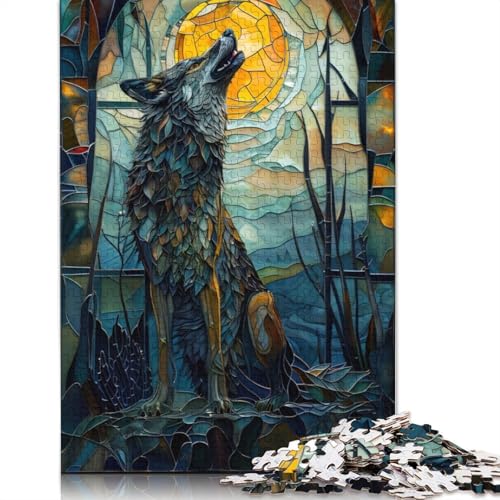Puzzle für Erwachsene, 1000 Teile, Märchen-Wolf, Lernspielzeug, Spiele, Familiendekoration, 1000 Teile (38 x 26 cm) von GQmoney