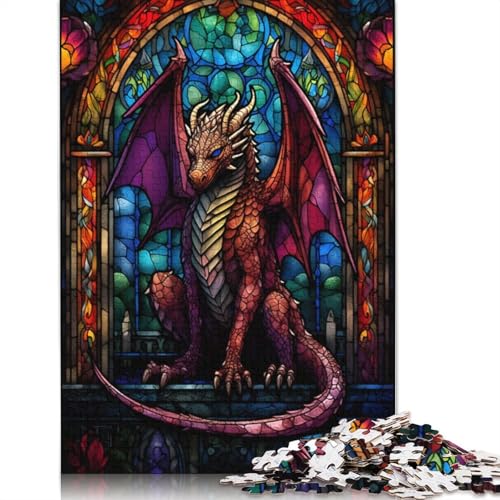Puzzle für Erwachsene, 1000 Teile, Ruby Scalebreaker Dragon, Puzzles für Erwachsene, Puzzle für Teenager, Puzzlespiel, Spielzeug, Geschenk, 1000 Teile (38 x 26 cm) von GQmoney