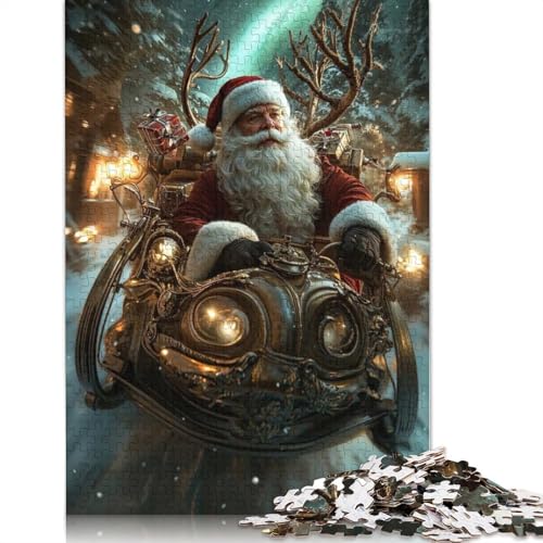 Puzzle für Erwachsene, 1000 Teile, Steampunk-Weihnachtsmann-Puzzle, Puzzle für Erwachsene, Lernspiel, Herausforderungsspielzeug, 1000 Teile (75 x 50 cm) von GQmoney