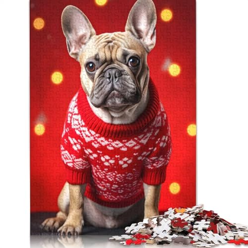 Puzzle für Erwachsene, 1000 Teile, Weihnachtshund-Puzzle, Puzzles für Erwachsene, Lernspiel, Herausforderungsspielzeug, 1000 Teile (75 x 50 cm) von GQmoney
