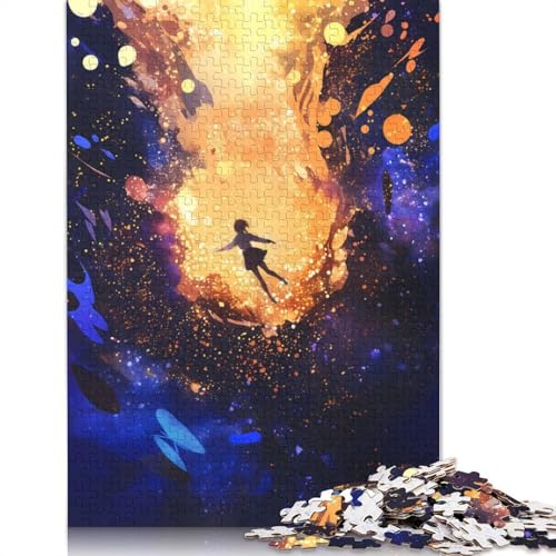 Puzzle für Erwachsene, Anime Galactic Dreamfall, 520-teiliges Puzzle für Erwachsene, Lernspiel, Herausforderungsspielzeug, 520 Teile (52 x 38 cm) von GQmoney