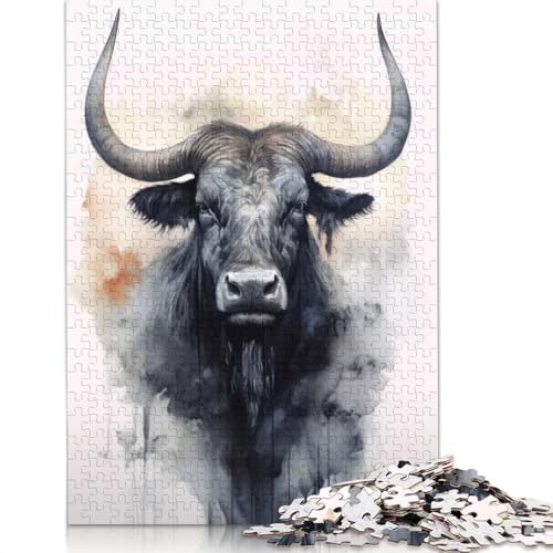 Puzzle für Erwachsene, GNU-Schönheit, Puzzles für Erwachsene, Lernspiel, Herausforderungsspielzeug, 1000 Teile (38 x 26 cm) von GQmoney