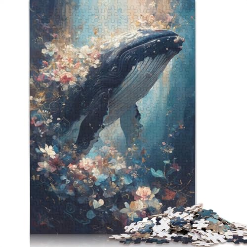 Puzzle für Erwachsene, Ocean Bloom Puzzle, Puzzles für Erwachsene, Lernspiel, Herausforderungsspielzeug, 1500 Teile (85 x 57 cm) von GQmoney