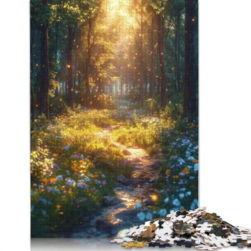 Puzzle für Erwachsene, magischer Wald, Holzpuzzle, Puzzles für Erwachsene, Lernspiel, Herausforderungsspielzeug, 1000 Teile (75 x 50 cm) von GQmoney