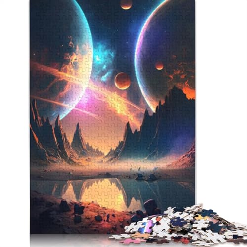 Puzzle für Erwachsene mit Planetenverbindung, zusammen, Coole Puzzles für Erwachsene, für Erwachsene und Teenager, 1000 Teile (75 x 50 cm) von GQmoney