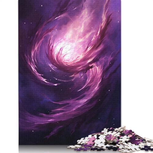 Puzzle für Erwachsene und Jugendliche, Ewige Flammen, Holzpuzzle, Puzzle für Erwachsene, ab 14 Jahren, 1000 Teile (75 x 50 cm) von GQmoney