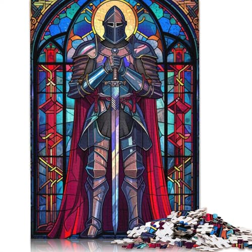 Puzzle für Erwachsene und Jugendliche, epischer Ritter, Held, Geek, Holzpuzzle für Erwachsene, Teenager-Geschenk, 520 Teile (52 x 38 cm) von GQmoney