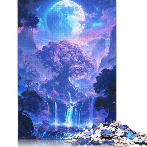 Puzzle für Erwachsene und Jugendliche „Herz des Heiligen Waldes“, Holzpuzzle, Erwachsene ab 14 Jahren, 520 Teile (52 x 38 cm) von GQmoney
