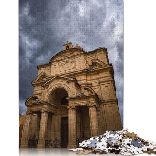 Puzzle mit 1000 Teilen, Kirche St. Katharina, buntes Puzzle, Geschenke für Männer, für Kinder ab 12 Jahren, 1000 Teile (75 x 50 cm) von GQmoney