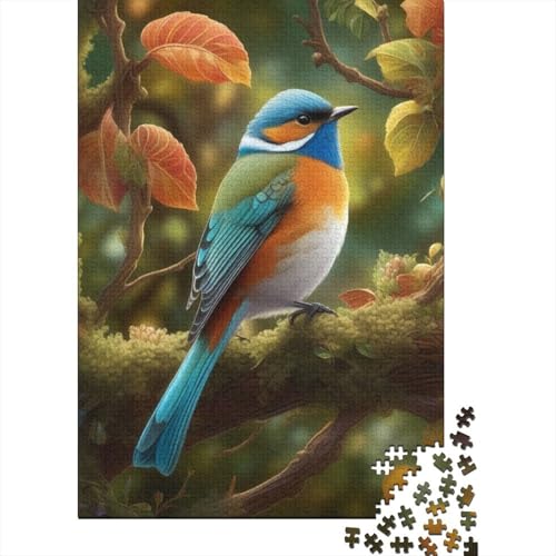Puzzle mit Tierkunst und Vögeln, Denksportaufgabe, 100% recycelter Karton, Puzzle für Damen und Herren, 1000 Teile (38 x 26 cm) von GQmoney