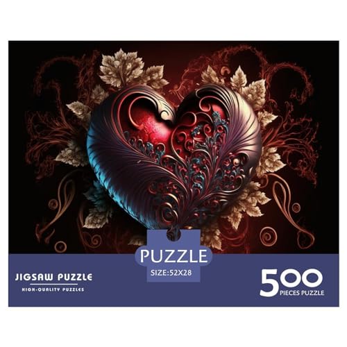 Puzzles 500 Teile für Erwachsene, Liebhaber lieben Puzzles 500 Teile für Erwachsene, 500 Teile (52 x 38 cm) von GQmoney