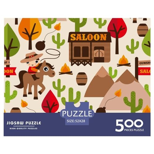 Puzzles 500 Teile für Erwachsene Kinder Puzzle für Erwachsene Holzbrettpuzzles Familiendekoration 500 Teile (52 x 38 cm) von GQmoney