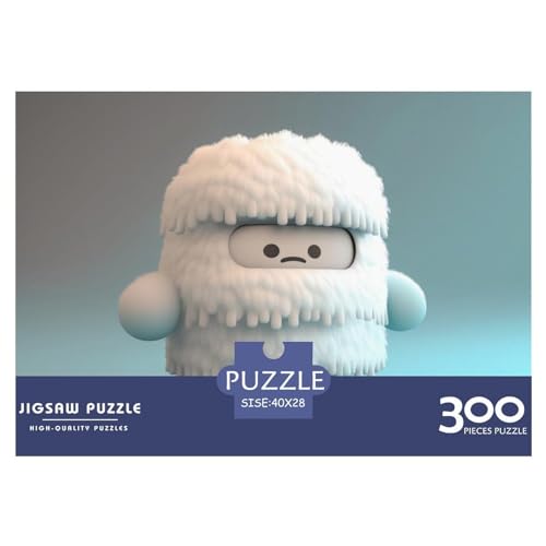 Puzzles für Erwachsene, 300 Teile, klassisches Holzpuzzle mit niedlichem pelzigem Haustier, entspannendes Puzzlespiel, Denksportaufgaben, 300 Teile (40 x 28 cm) von GQmoney