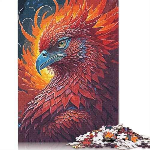Red Phoniex Puzzlespielzeug für Erwachsene, Lernspiel, Puzzlespiele für Erwachsene für Frauen und Männer, 520 Teile (52 x 38 cm) von GQmoney